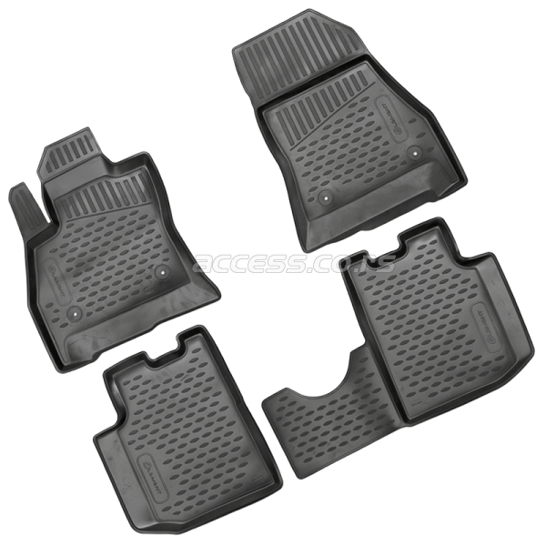 3D Patosnice FIAT 500L, 2012-2022, set 4 kom